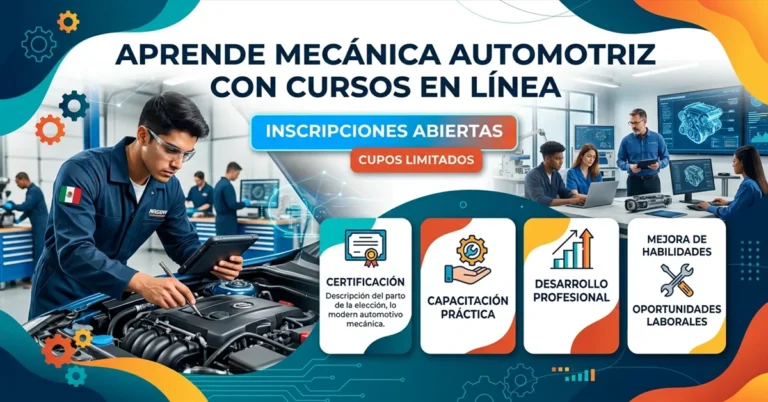 Aprende mecánica automotriz con cursos en línea