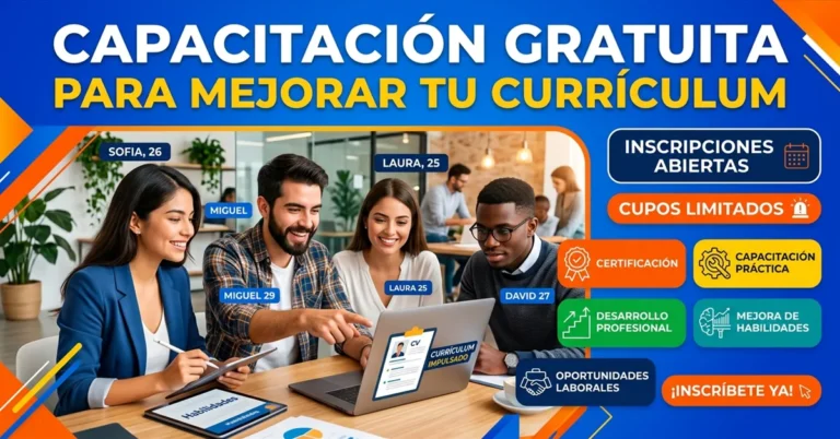 Capacitación gratuita para mejorar tu currículum
